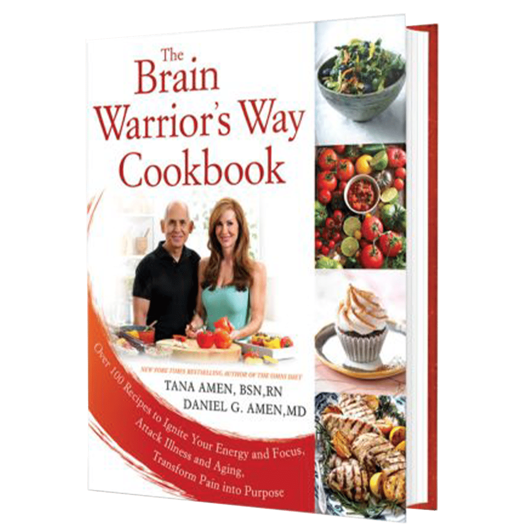 Try the Brain Warriors Ways Cookbook by Dr. Amen and Tana Amen