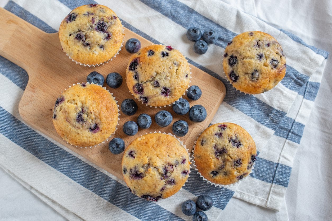 Healthy Blueberry Walnut Muffin Recipe | BrainMD