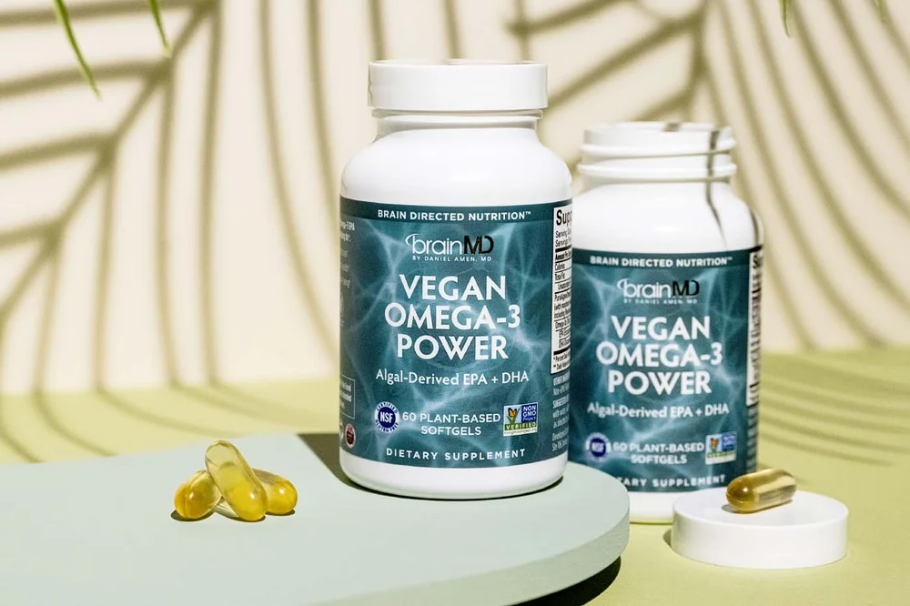 Vegan Omega-3 Supplement from Algal Oil | BrainMD