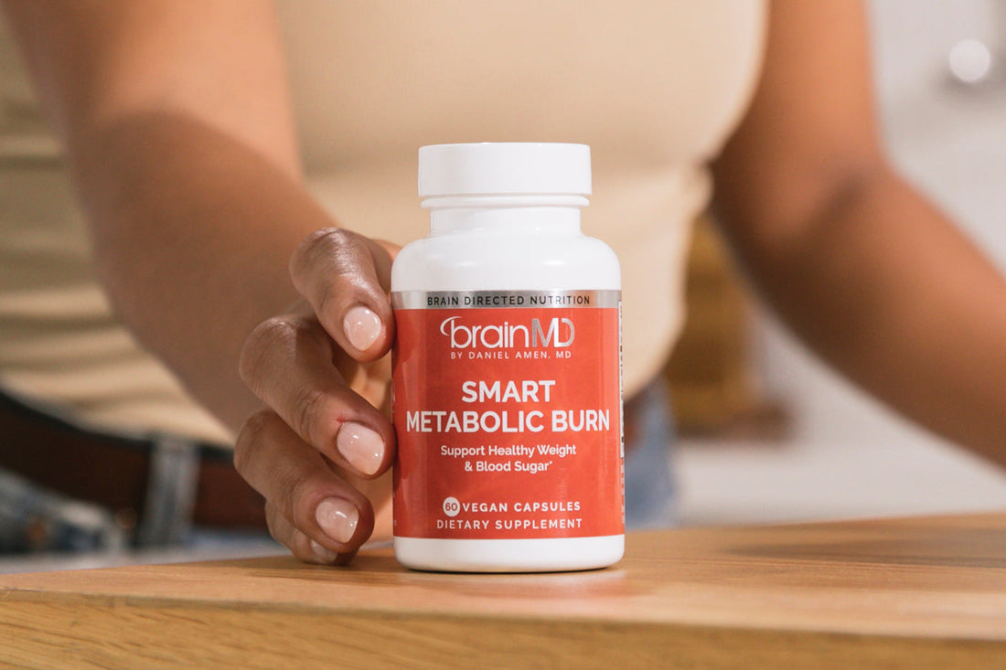 a bottle image of smart metabolic burn that pairs berberine with OEA