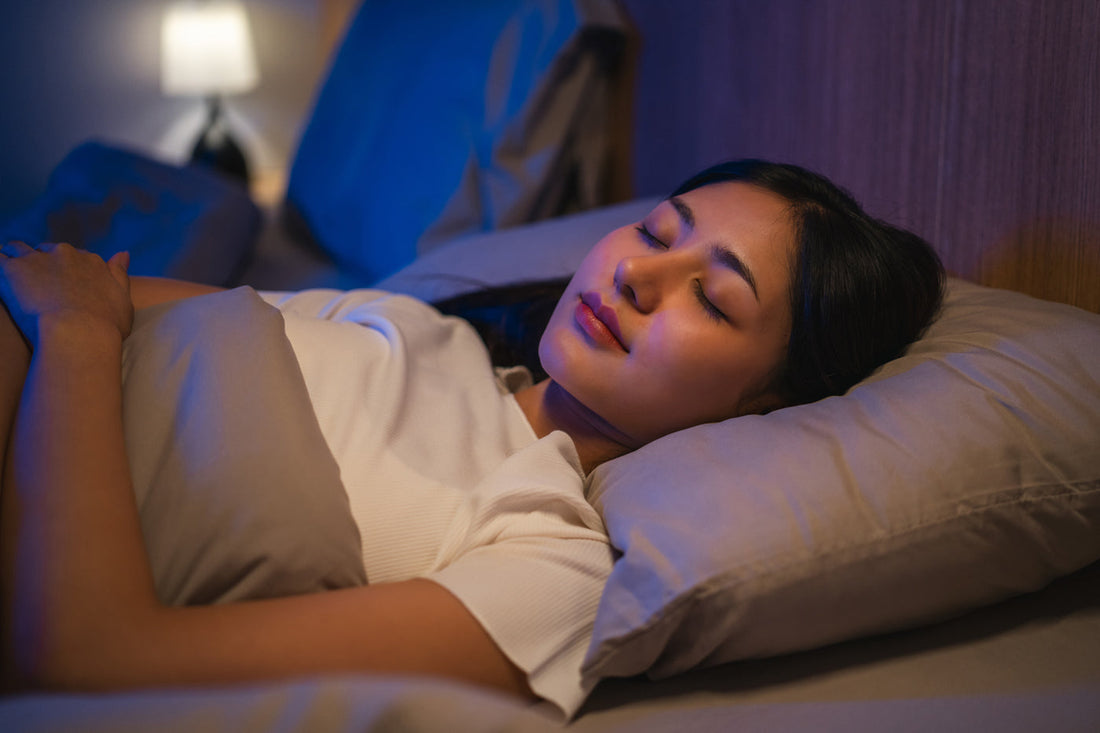 woman sleeping glymphatic system hard at work