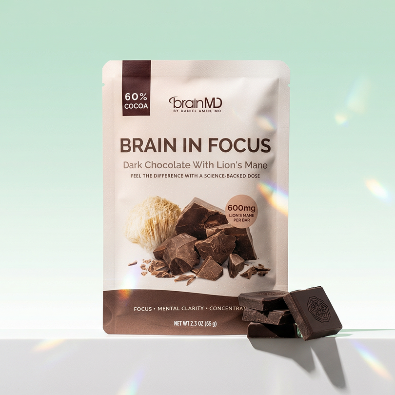 Brain in Focus Dark Chocolate w/Lion's Mane [Brain Health]