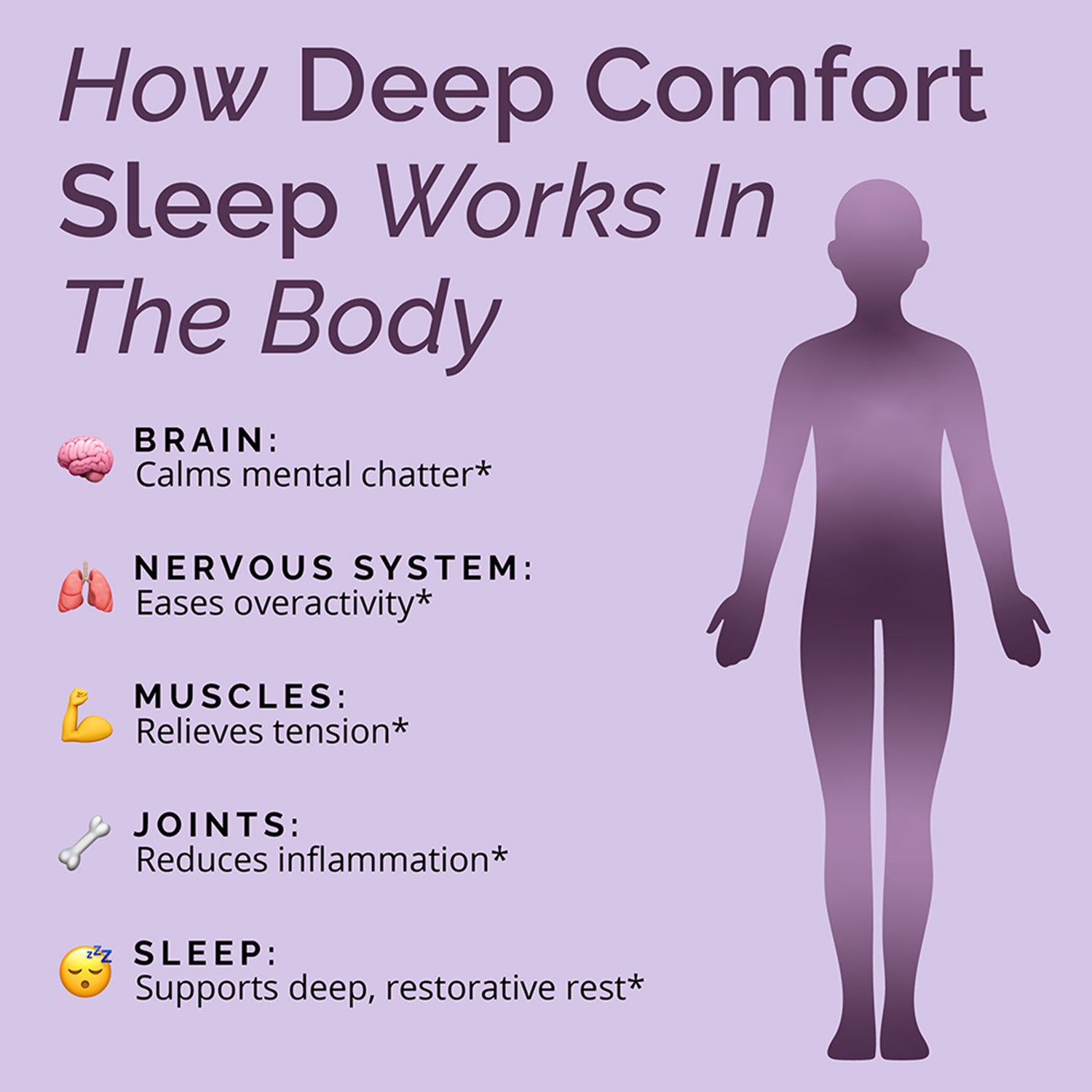 Deep Comfort Sleep | Comfort Sleep Supplement | BrainMD | BrainMD