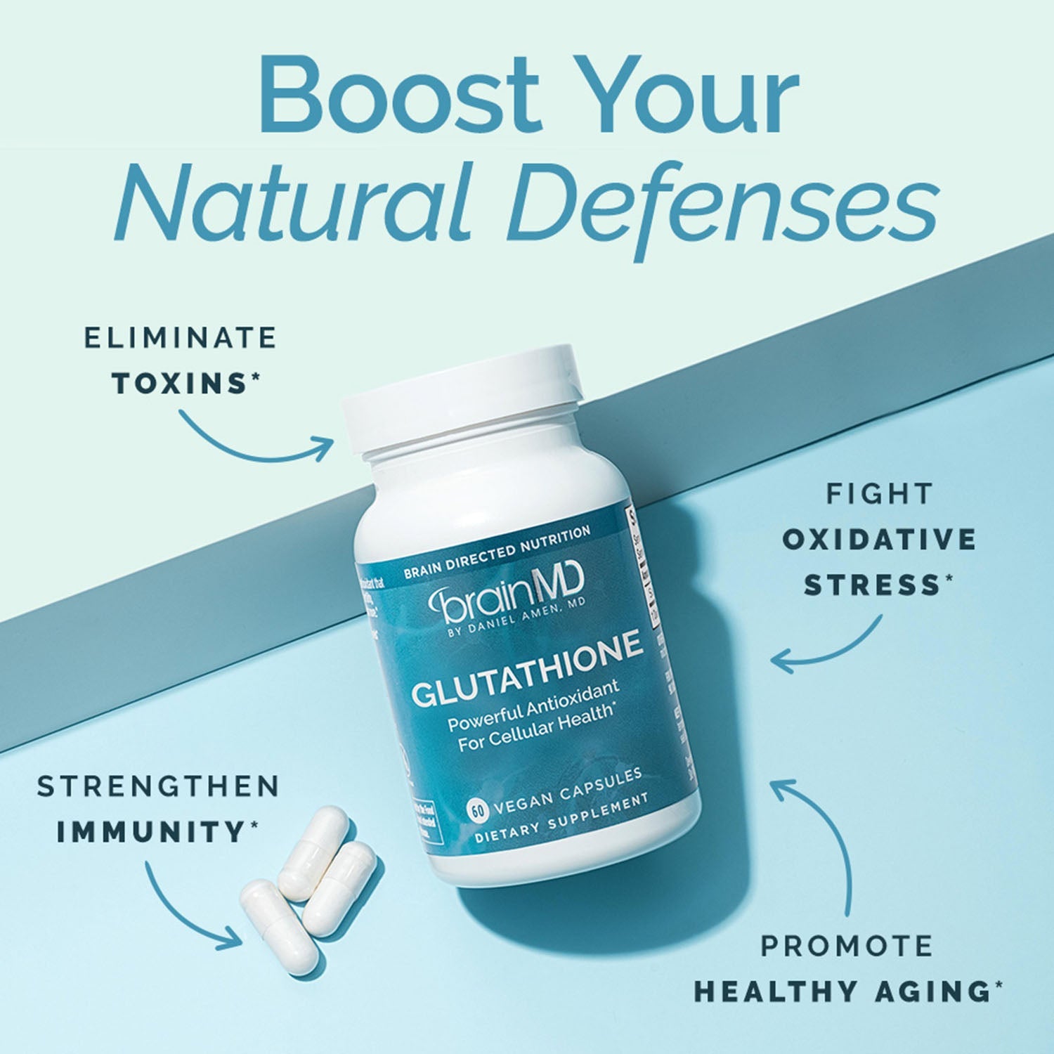 Glutathione Supplement | Glutathione Antioxidant | BrainMD