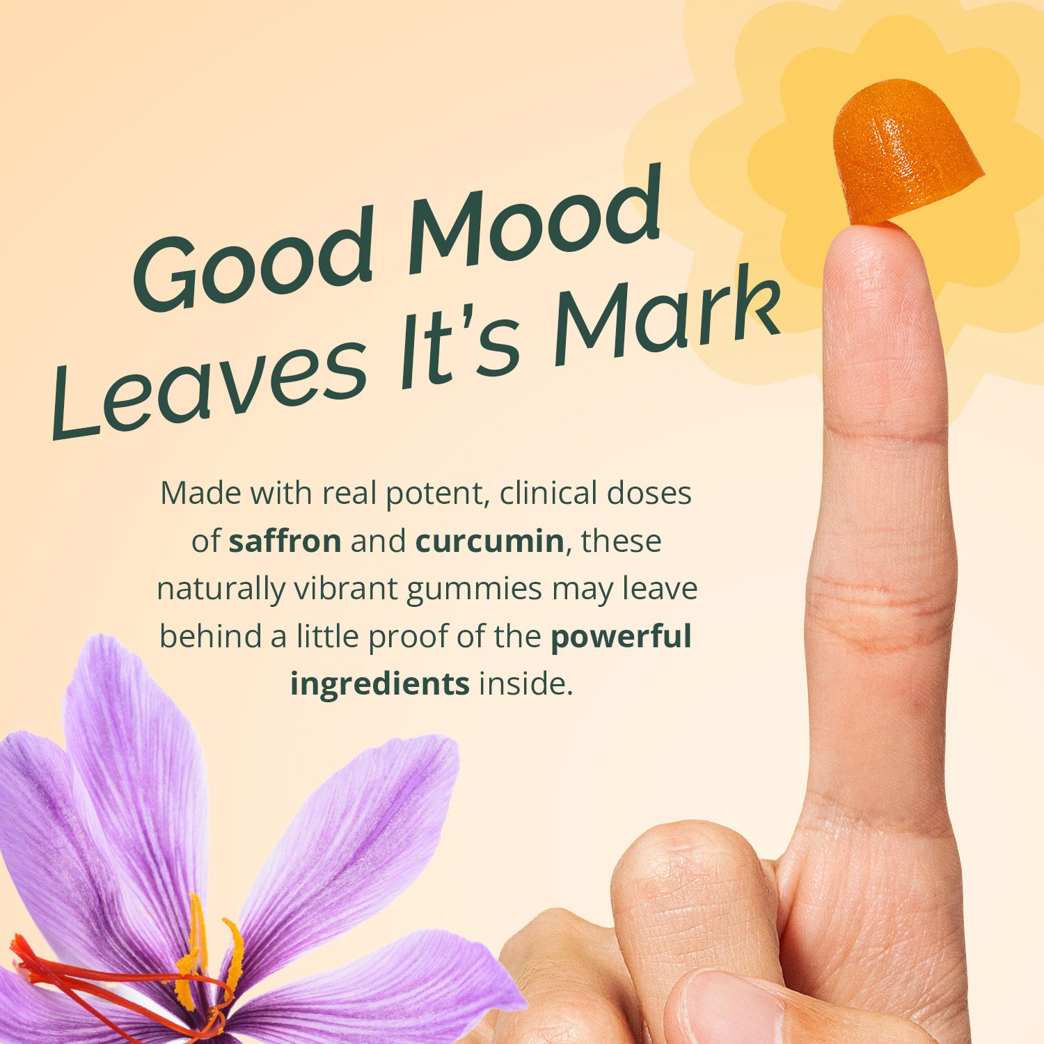 Saffron Supplement | Happy Saffron Gummies | BrainMD