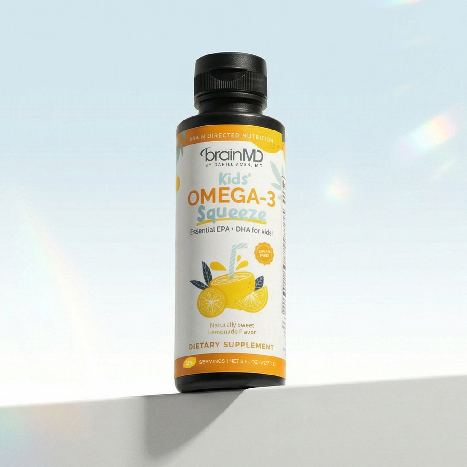 Omega 3 for Kids with EPA & DHA Lemonade Flavor | BrainMD | BrainMD