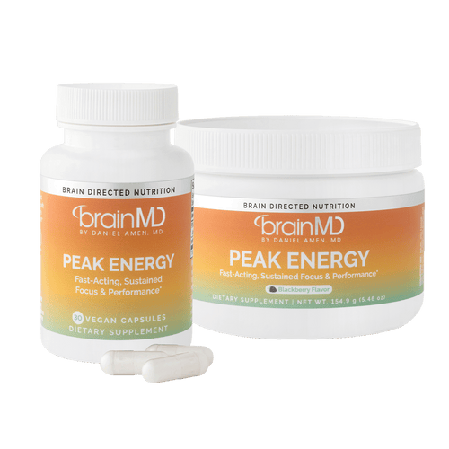 One supplement bottle and one supplement tub against a transparent background.