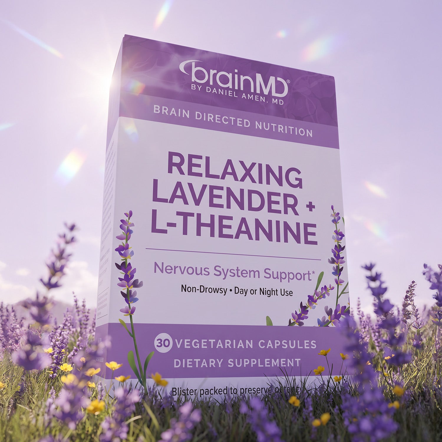 Relaxing Lavender + L-Theanine Supplement