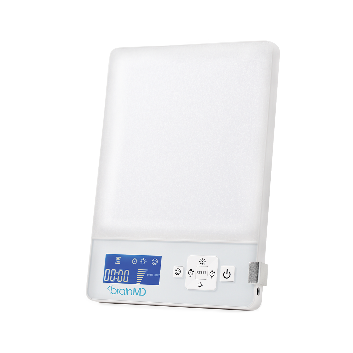 White therapy lamp against a transparent background.