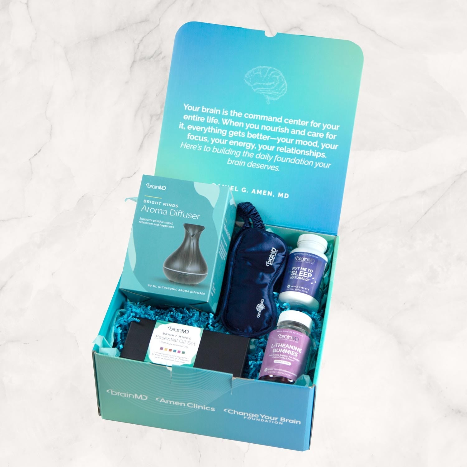 Dr. Amen's Relax & Restore Gift Box | Sleep & Calm Gift Box | BrainMD
