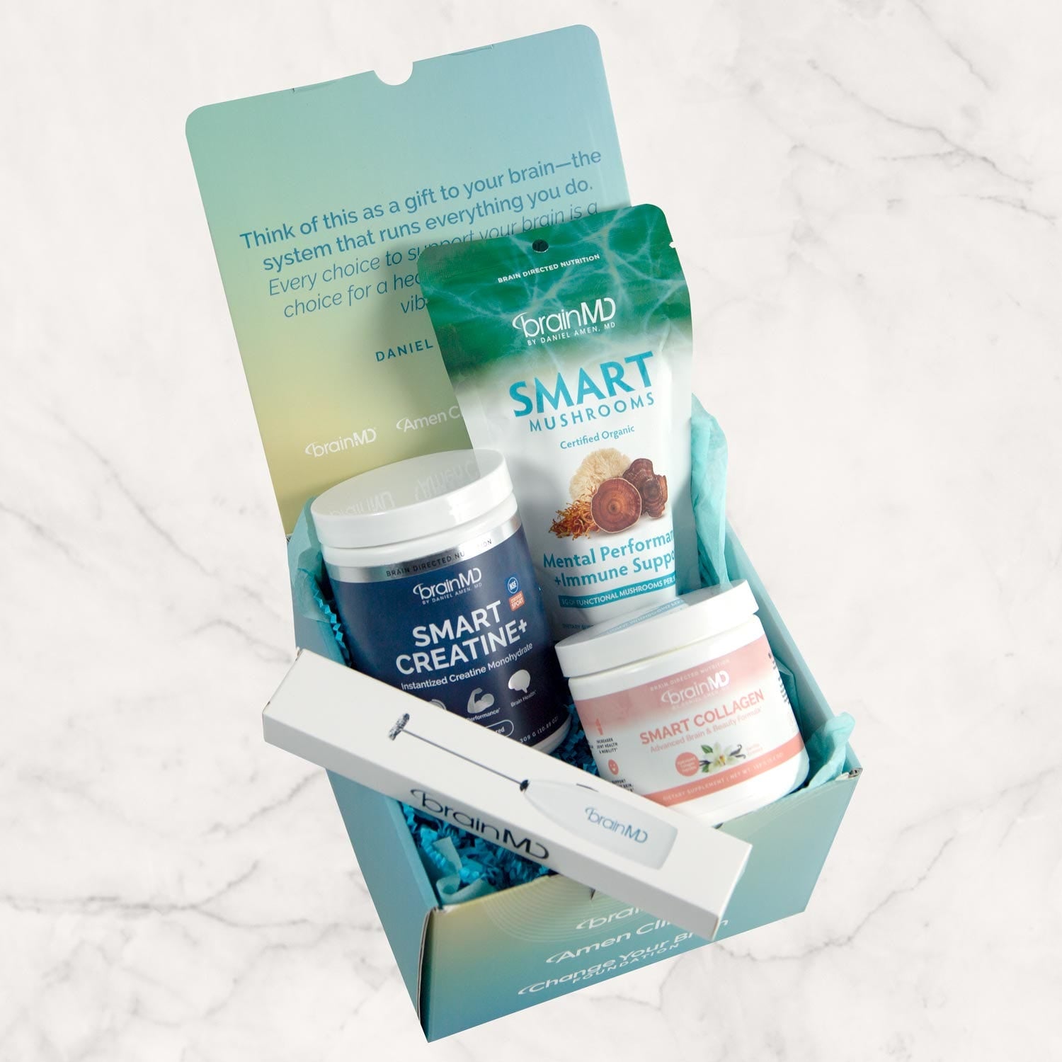 Dr. Amen's Smarter Morning Box | Energy & Focus Gift | BrainMD