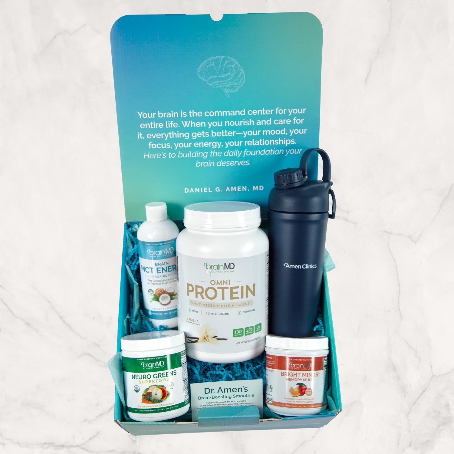 Smoothie Box by BrainMD and Dr. Daniel Amen.