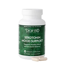 Serotonin Mood Support Dietary Supplement from BrainMD - Supports Healthy Mood and Serotonin Balance