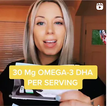 30 Mg OMEGA-3 DHA PER SERVING